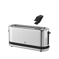 TOASTER Küchenminis Langschlitz  - Edelstahlfarben/Schwarz, Basics, Metall - WMF