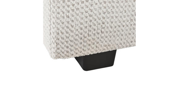 ECKSOFA  in Chenille Greige  314/250 cm  - Greige/Schwarz, KONVENTIONELL, Kunststoff/Textil (314/250cm) - Carryhome