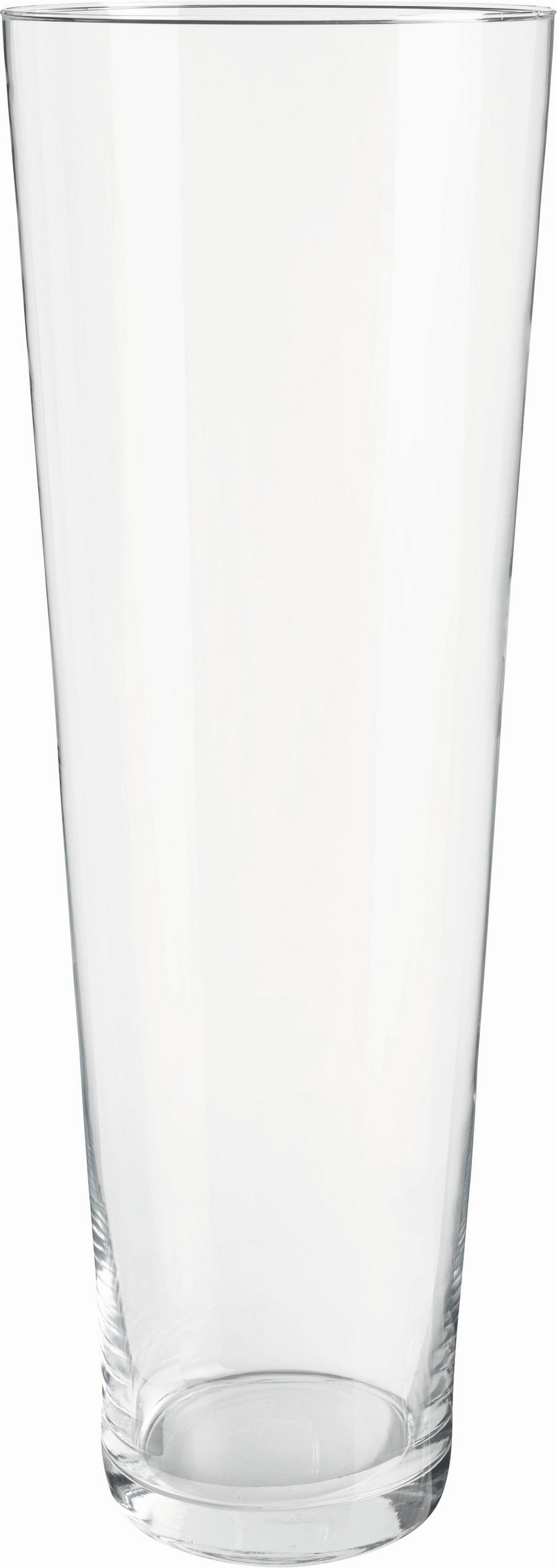 VÁZA, sklo, 50 cm - čiré, Basics, sklo (17/50cm) - Ambia Home