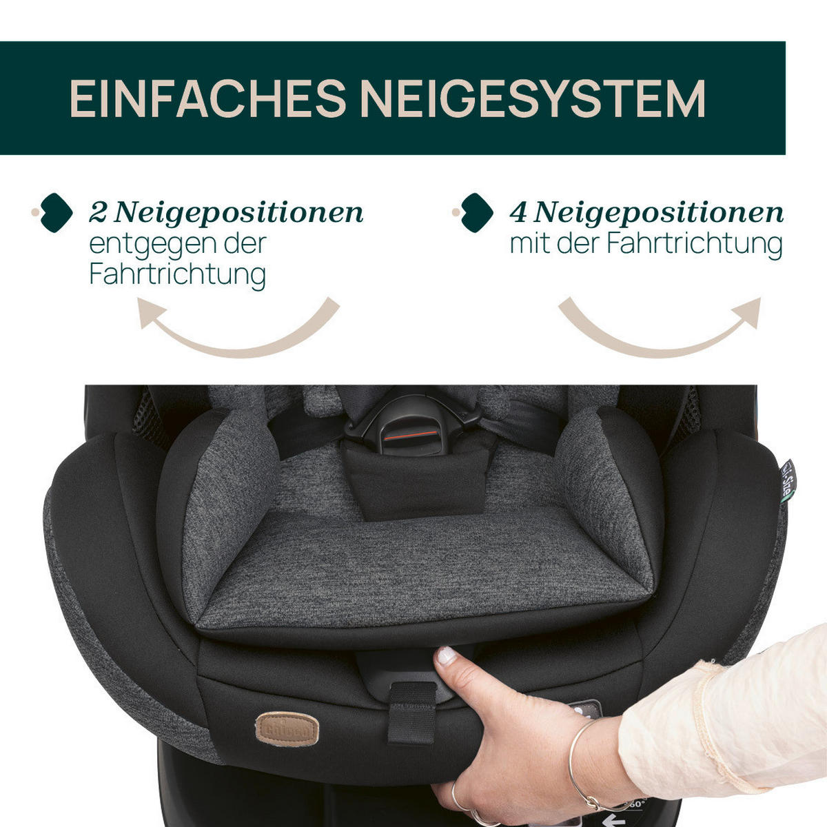 KINDERAUTOSITZ SEAT3FIT IS AIR  - Schwarz, Basics (49/44/61cm) - Chicco