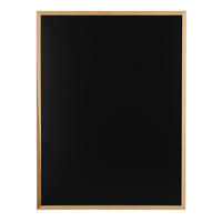 MAGNETTAFEL  - Schwarz/Naturfarben, Basics, Holz/Metall (80/60/1,3cm) - Zeller Present