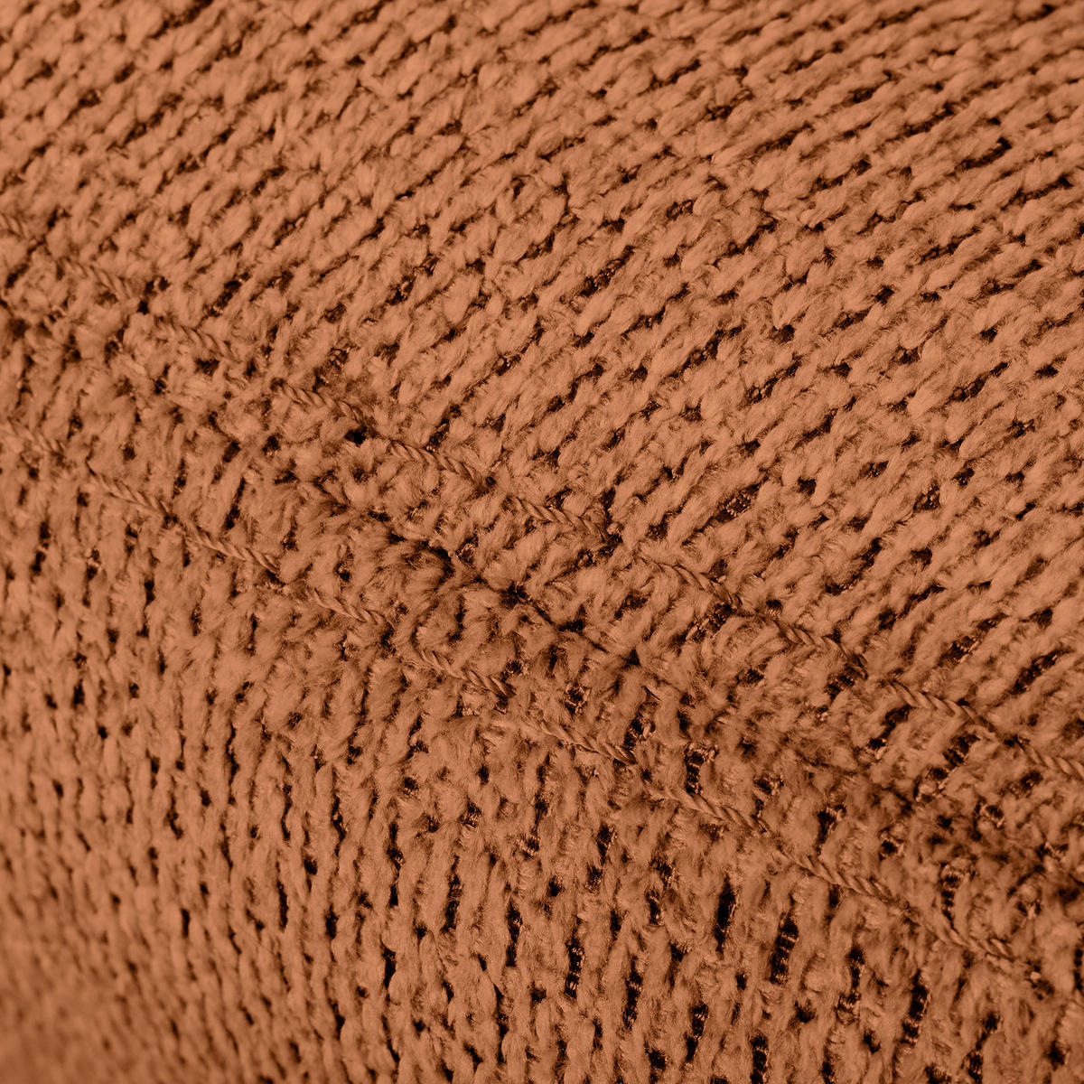 SESSEL in Chenille Rot  - Rot/Schwarz, Design, Textil/Metall (67/87/74cm) - Livetastic