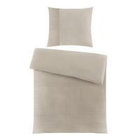 BETTWÄSCHE Waffelpiqué 135/200 cm  - Sandfarben, Design, Textil (135/200cm) - Novel