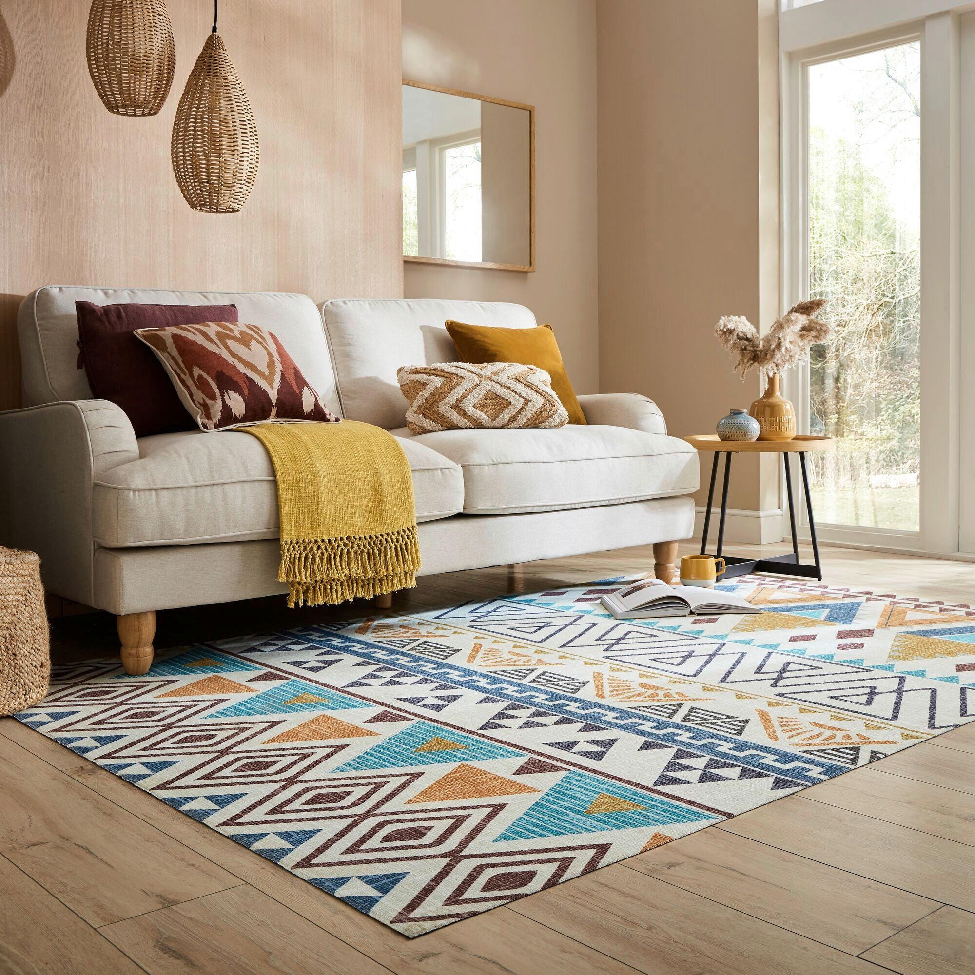 WEBTEPPICH 170/240 cm LYLE AZTEC Multicolor  - Multicolor, KONVENTIONELL, Textil (170/240cm)