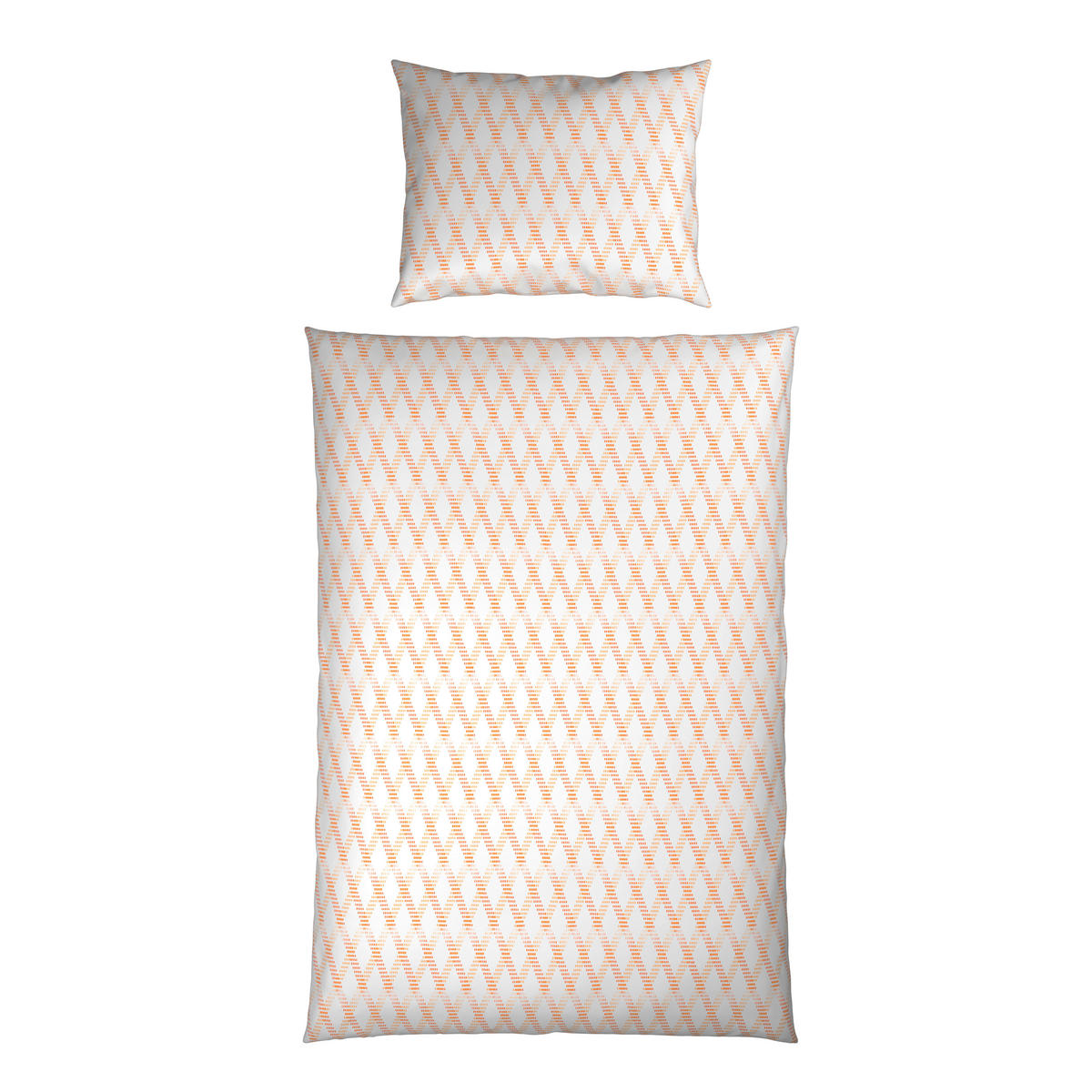 BETTWÄSCHE TANJA Satin 140/200 cm  - Orange, KONVENTIONELL, Textil (140/200cm) - Novel