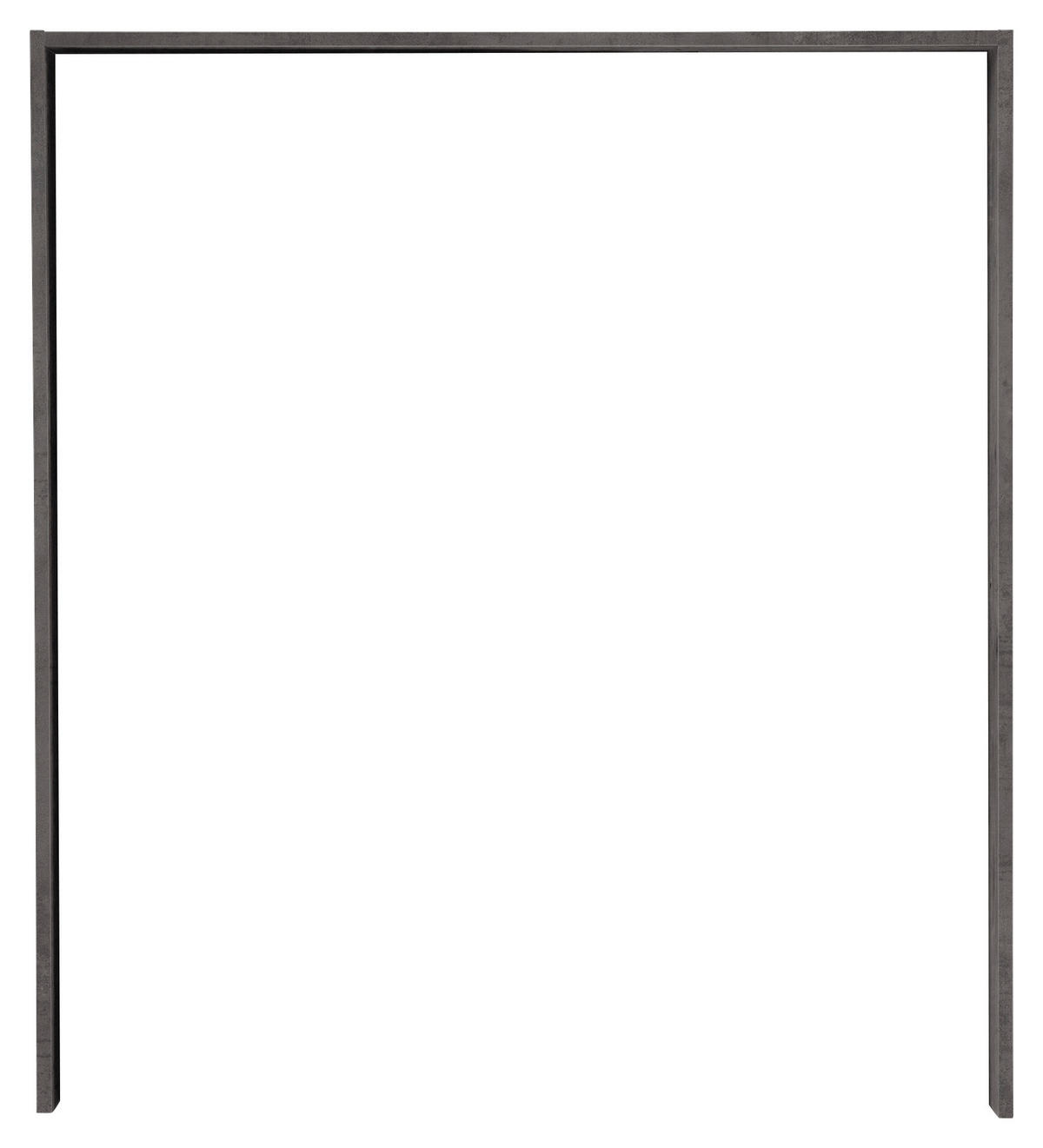 RAMĂ PENTRU DULAP in gri  - gri, Trend, material pe bază de lemn (180/200/17cm) - Ti'me