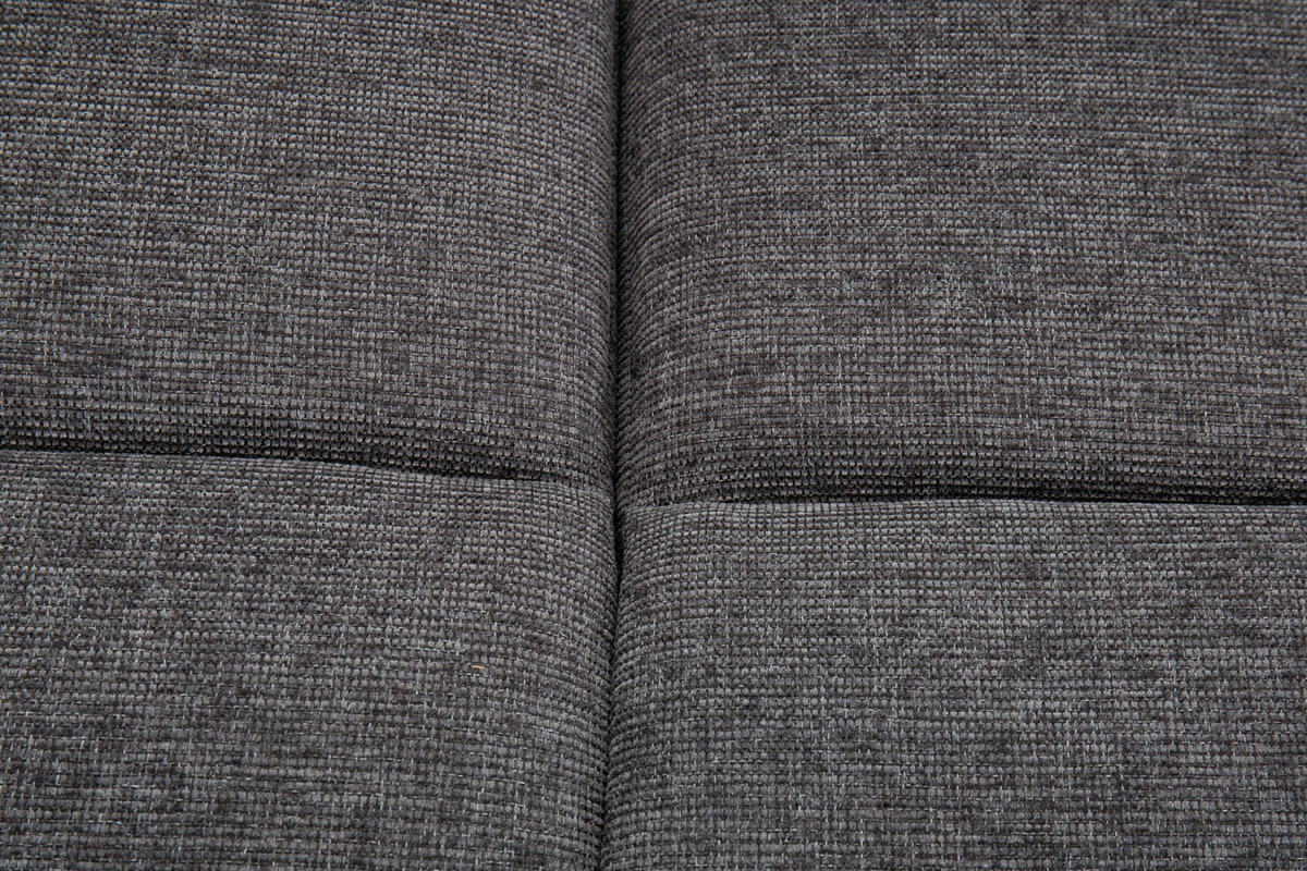 SITZGARNITUR VERONA Leinenoptik Dunkelgrau  - Dunkelgrau/Schwarz, Design, Kunststoff/Textil (84,5/133,5/100,5/92cm) - Livetastic