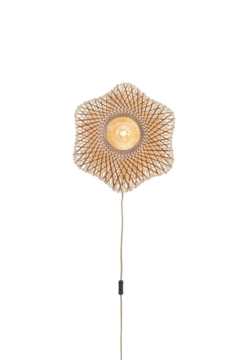 WANDLEUCHTE Good & Mojo 44/12 cm   - Naturfarben, Basics, Naturmaterialien (44/12cm) - Good & Mojo