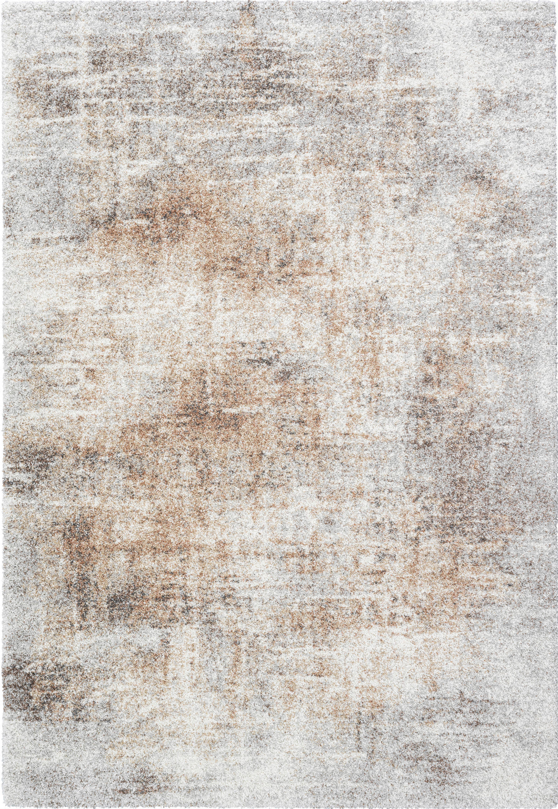 WEBTEPPICH  Wohnzimmer 80/150 cm Mehari Creme, Grau, Rostfarben  - Rostfarben/Creme, Basics, Kunststoff/Textil (80/150cm) - Novel