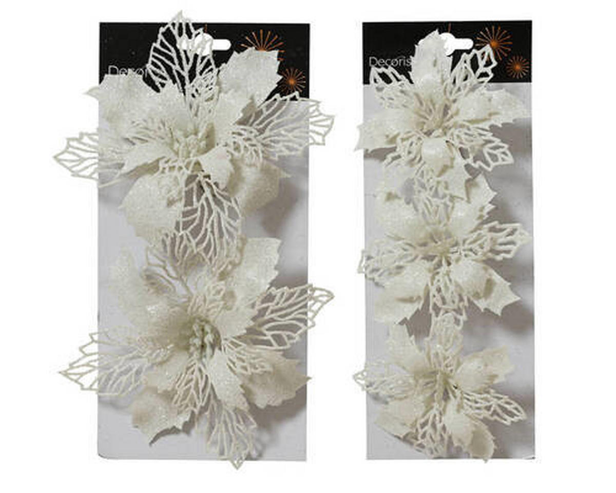 KUNSTBLUME - Weiß, LIFESTYLE, Kunststoff (2,00/13,00/13,00cm)