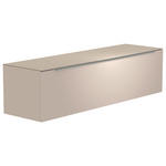 LOWBOARD  in 160/41/45 cm  - Sandfarben/Alufarben, Design, Glas/Holzwerkstoff (160/41/45cm) - Moderano