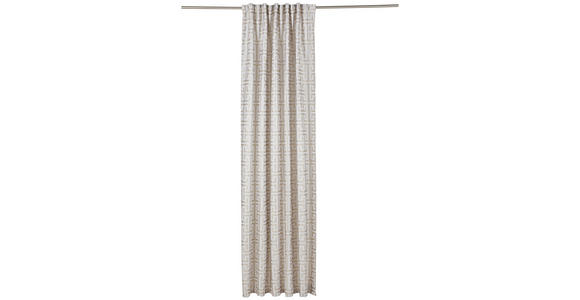 FERTIGVORHANG LINNE blickdicht 140/245 cm   - Beige, Trend, Textil (140/245cm) - Dieter Knoll