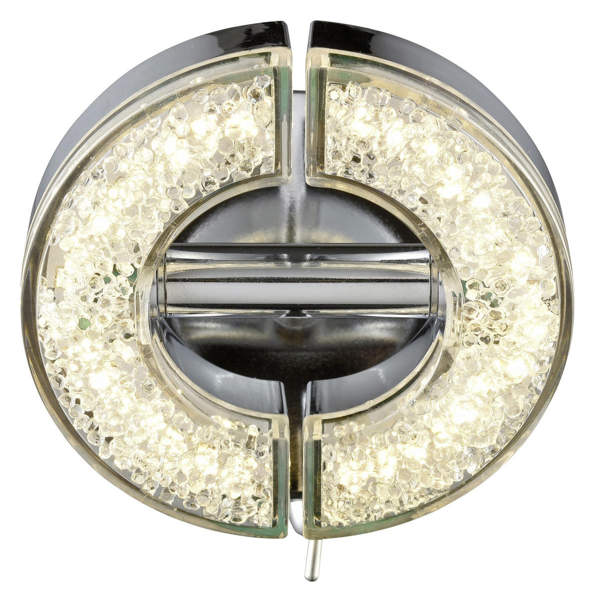 LED ZÁŘIČ, 10/10 cm  - Design, kov/plast (10/10cm) - Novel