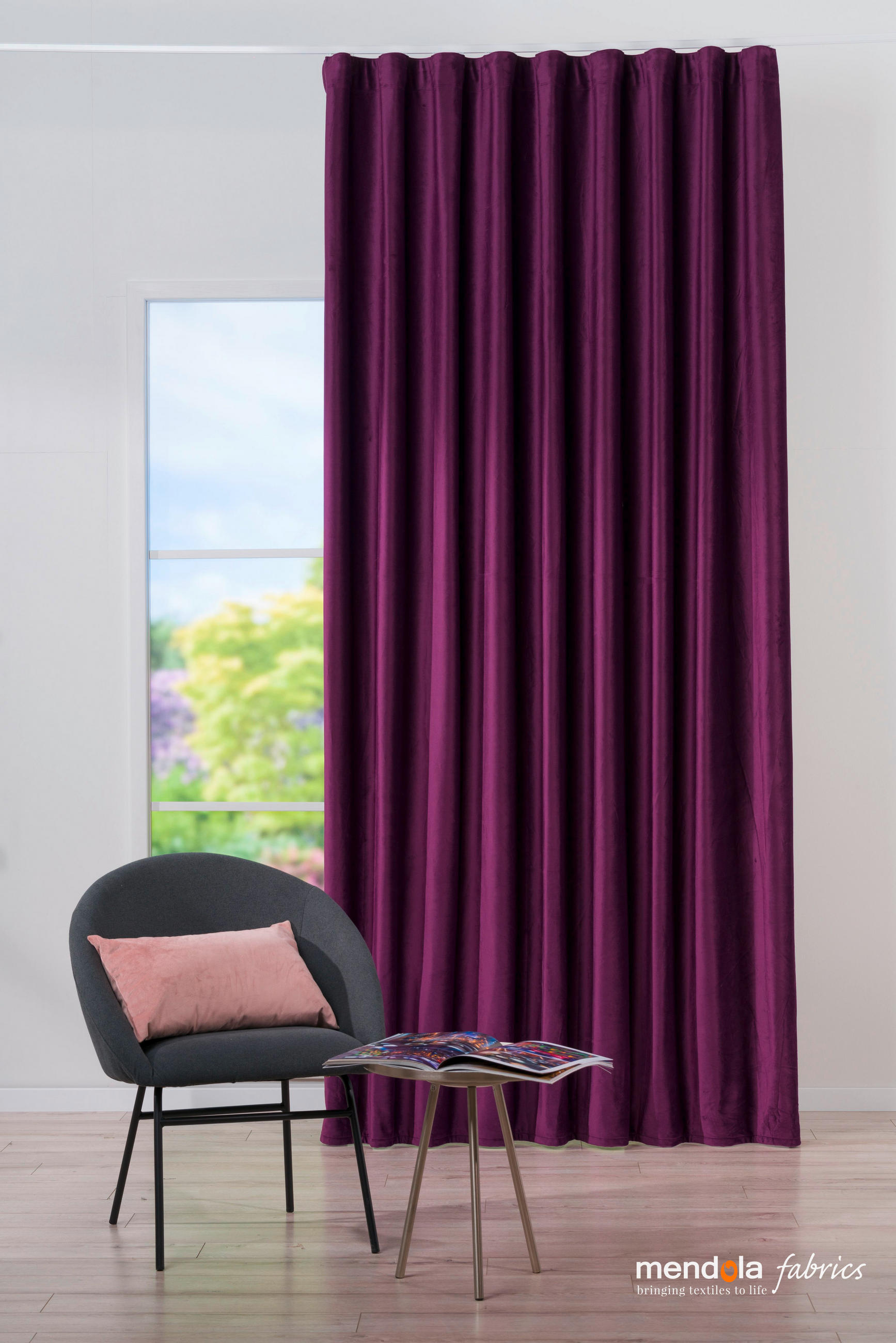 DRAPERIE CONFECȚIONATĂ black-out (nu permite trecerea luminii)  - Basics, textil (22/27.5/8cm)