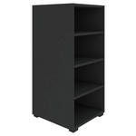 REGAL  46/90/40 cm Anthrazit  - Anthrazit/Schwarz, KONVENTIONELL, Holzwerkstoff/Kunststoff (46/90/40cm) - Hom`in