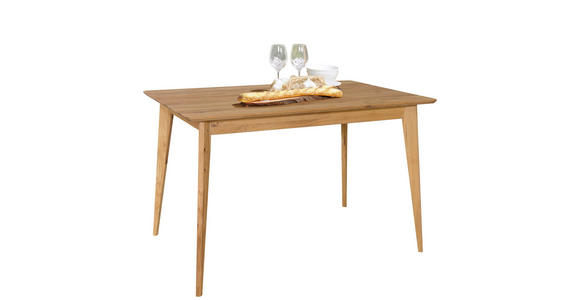 ESSTISCH in Holz 120/80/76 cm  - Eichefarben, Design, Holz (120/80/76cm) - Carryhome