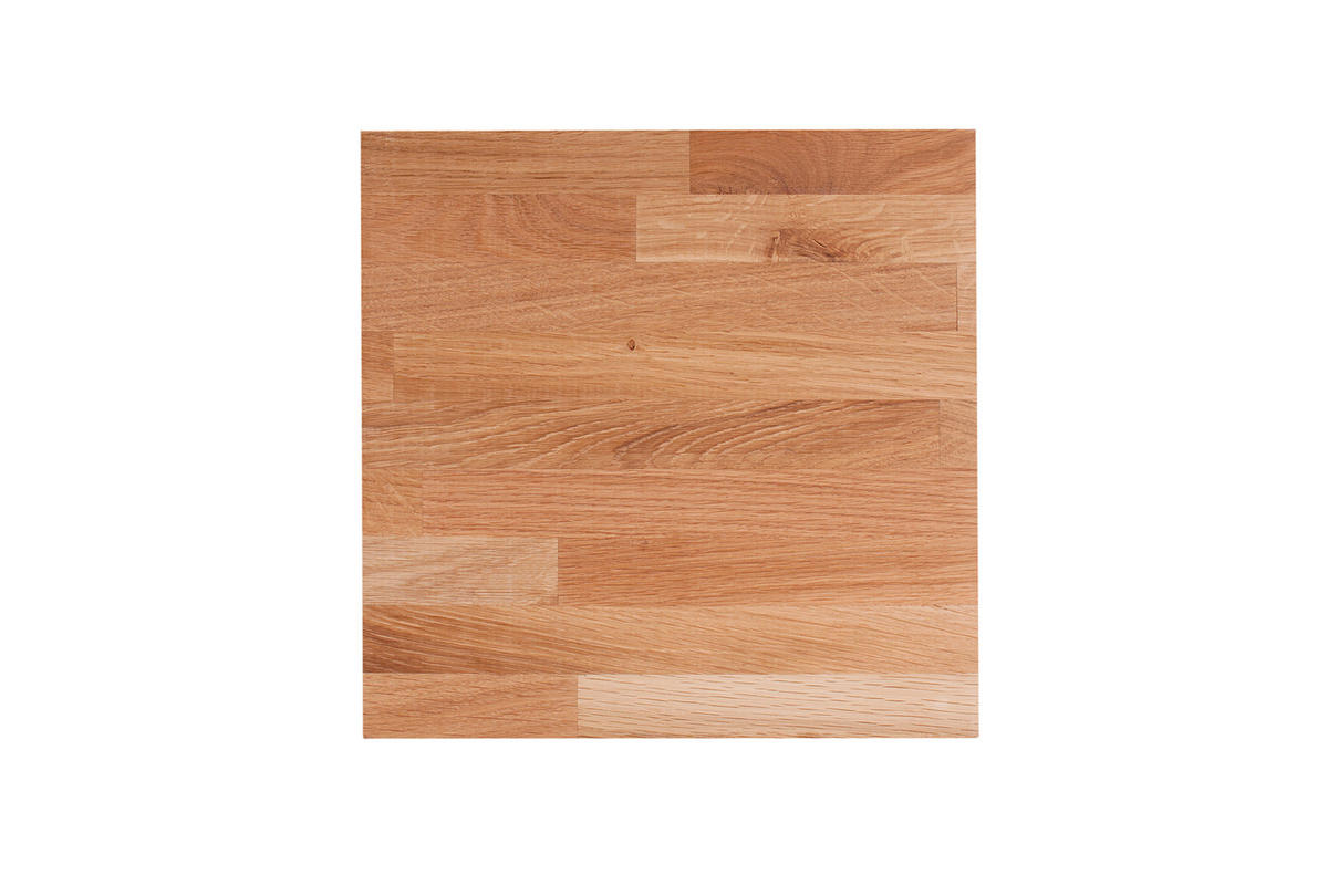 Universalhocker Echtholz  - Eichefarben, Basics, Holz (30/40/30cm) - Gardenson