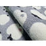 KINDERTEPPICH 120/180 cm Silberfarben, Weiß - Silberfarben/Weiß, Basics, Textil (120/180cm)