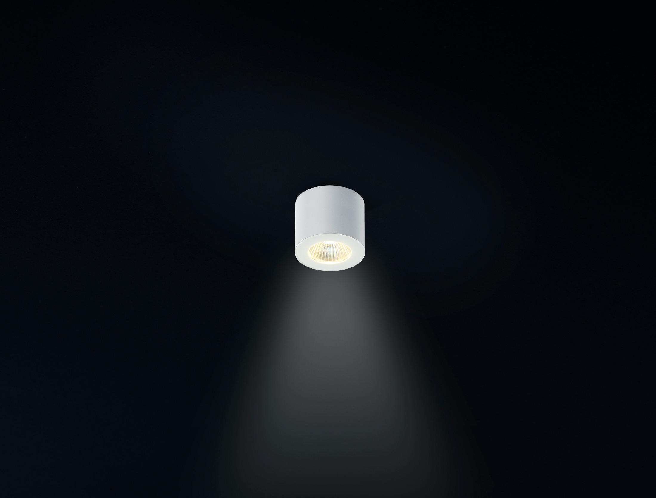 LED-DECKENLEUCHTE 6,5/5,5 cm   - Weiß, Design, Glas/Metall (6,5/5,5cm) - Helestra