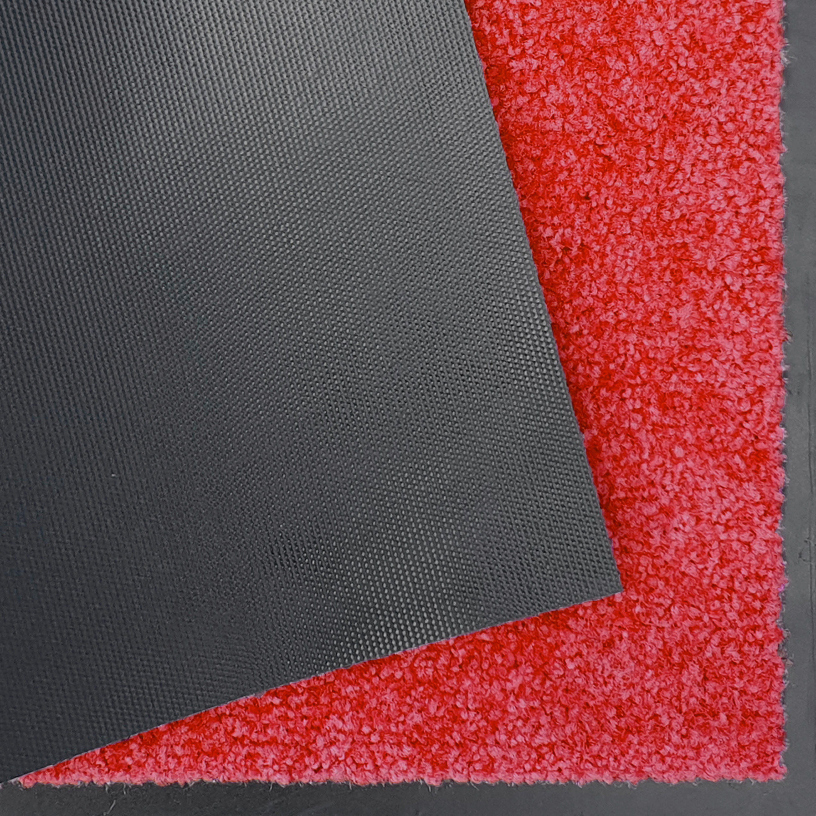 SCHMUTZFANGMATTE  40/60 cm  Rot  - Rot, Basics, Kunststoff/Textil (40/60cm)