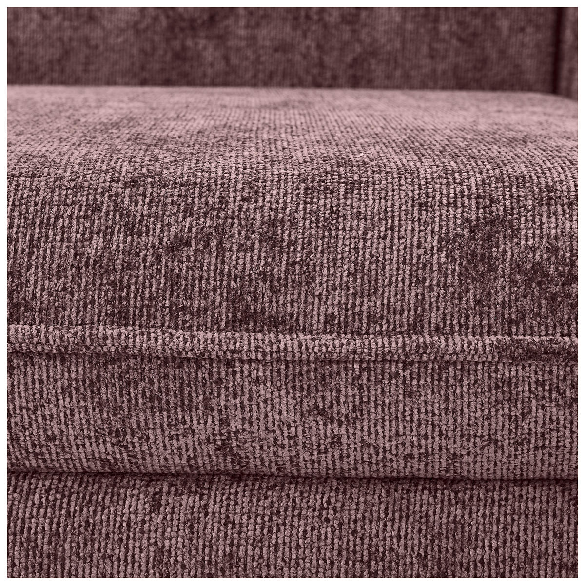 SCHLAFSOFA Chenille Rosa  - Schwarz/Rosa, KONVENTIONELL, Holz/Textil (238/99/108cm) - Carryhome