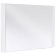WANDSPIEGEL 90/68/2 cm - Weiß, Design, Glas/Holzwerkstoff (90/68/2cm) - Novel
