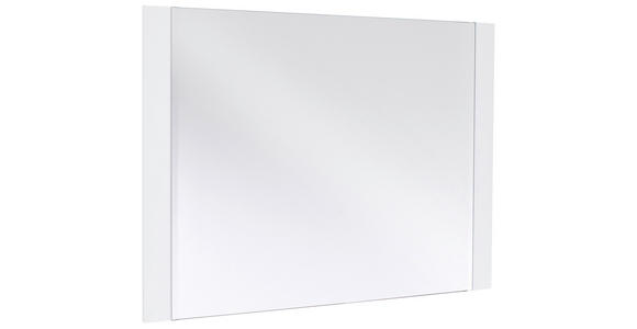 WANDSPIEGEL 90/68/2 cm - Weiß, Design, Glas/Holzwerkstoff (90/68/2cm) - Novel