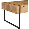 COUCHTISCH in Holz, Metall, Holzwerkstoff 110/59,4/45 cm  - Eichefarben/Schwarz, Design, Holz/Holzwerkstoff (110/59,4/45cm) - Carryhome