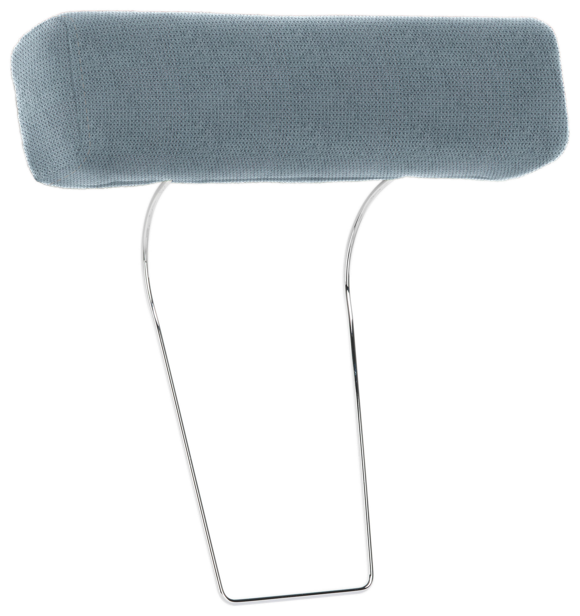 KOPFSTÜTZE in Webstoff  - Silberfarben/Hellblau, Design, Textil (52/14/12cm) - Carryhome