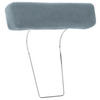 KOPFSTÜTZE in Webstoff  - Silberfarben/Hellblau, Design, Textil (52/14/12cm) - Carryhome