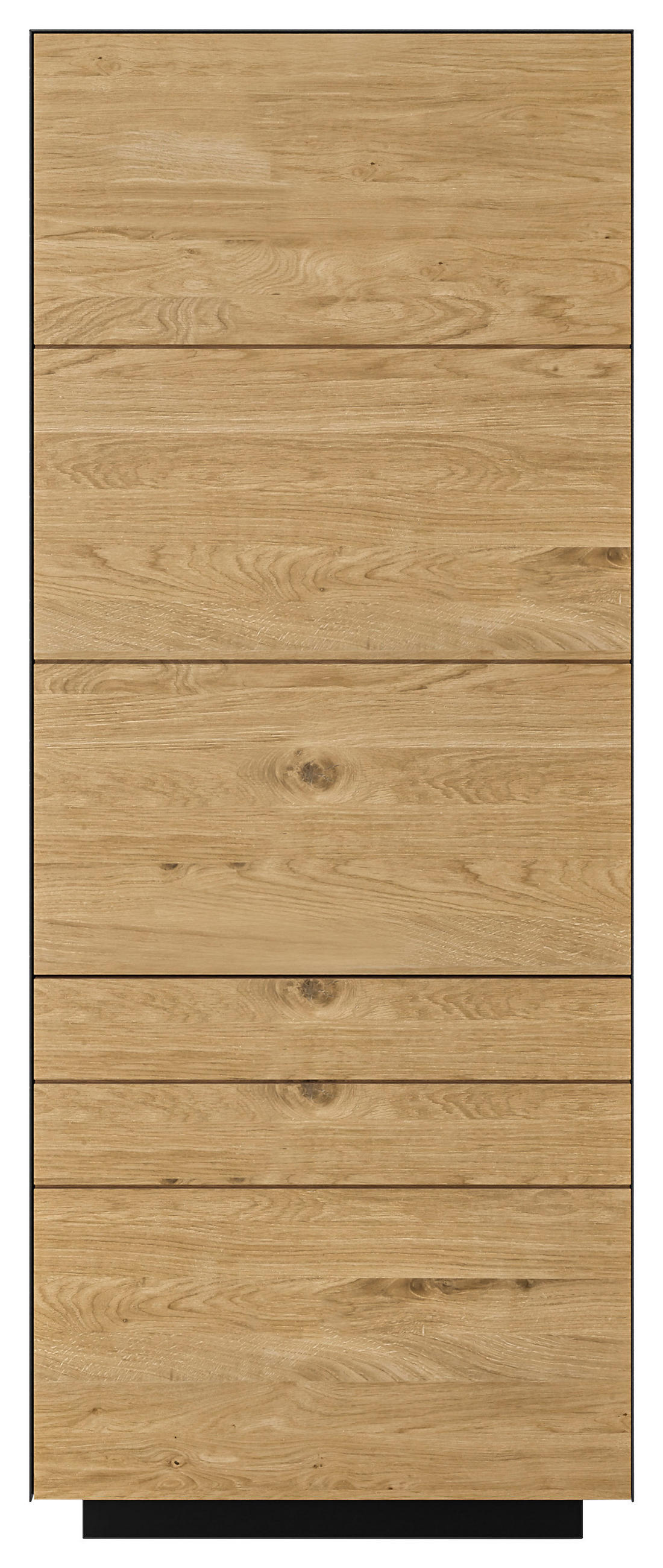 KOMMODE Anthrazit, Wildeiche  56/141/40 cm  - Wildeiche/Anthrazit, Natur, Holz/Holzwerkstoff (56/141/40cm) - Dieter Knoll