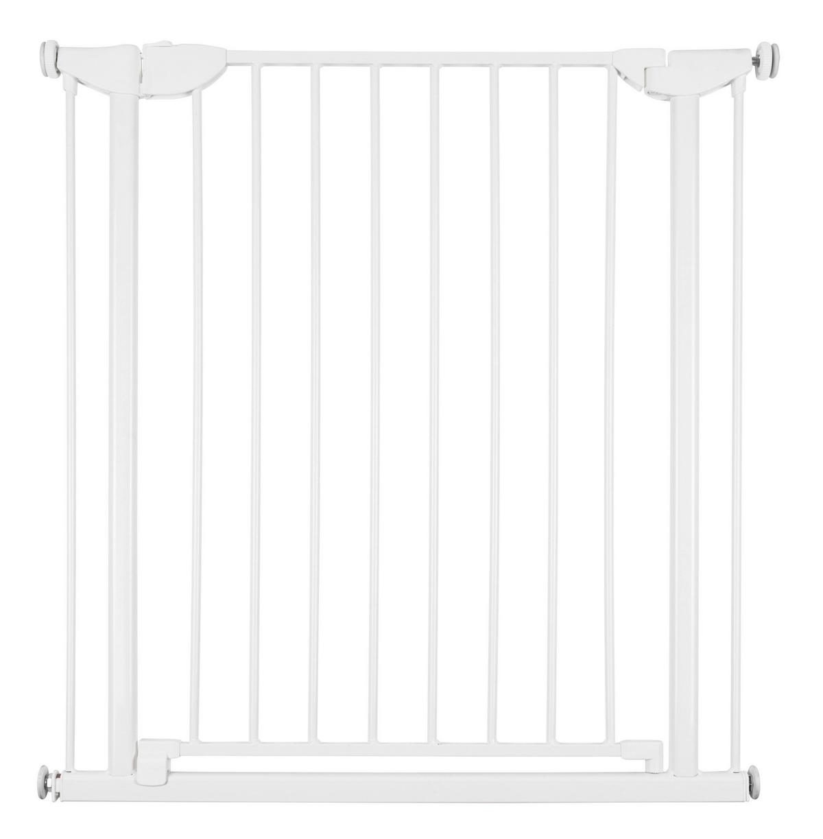 TÜRSCHUTZGITTER Klemmen  - Weiß, Basics, Metall (78/72/40cm) - Childhome