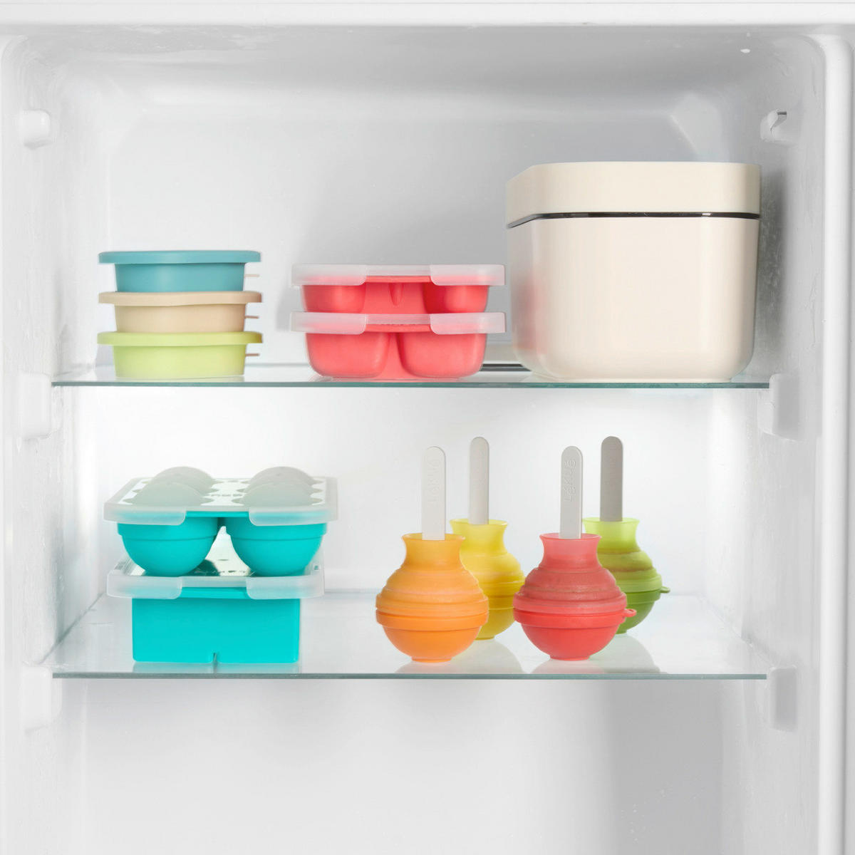 MODLA ZA SLADOLED - višebojna, Osnovno, plastika (6,4/6,8/12cm) - LEKUE