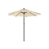 SONNENSCHIRM 270 cm Beige  - Beige/Schwarz, Basics, Textil/Metall (270/270cm) - Modante