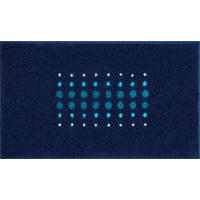 BADTEPPICH Siria Blau 60/100 cm  - Blau, Basics, Kunststoff/Textil (60/100cm) - Grund