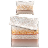 POVLEČENÍ, satén, přírodní barvy, 140/200 cm - přírodní barvy, Konvenční, textil (140/200cm) - Bio:Vio