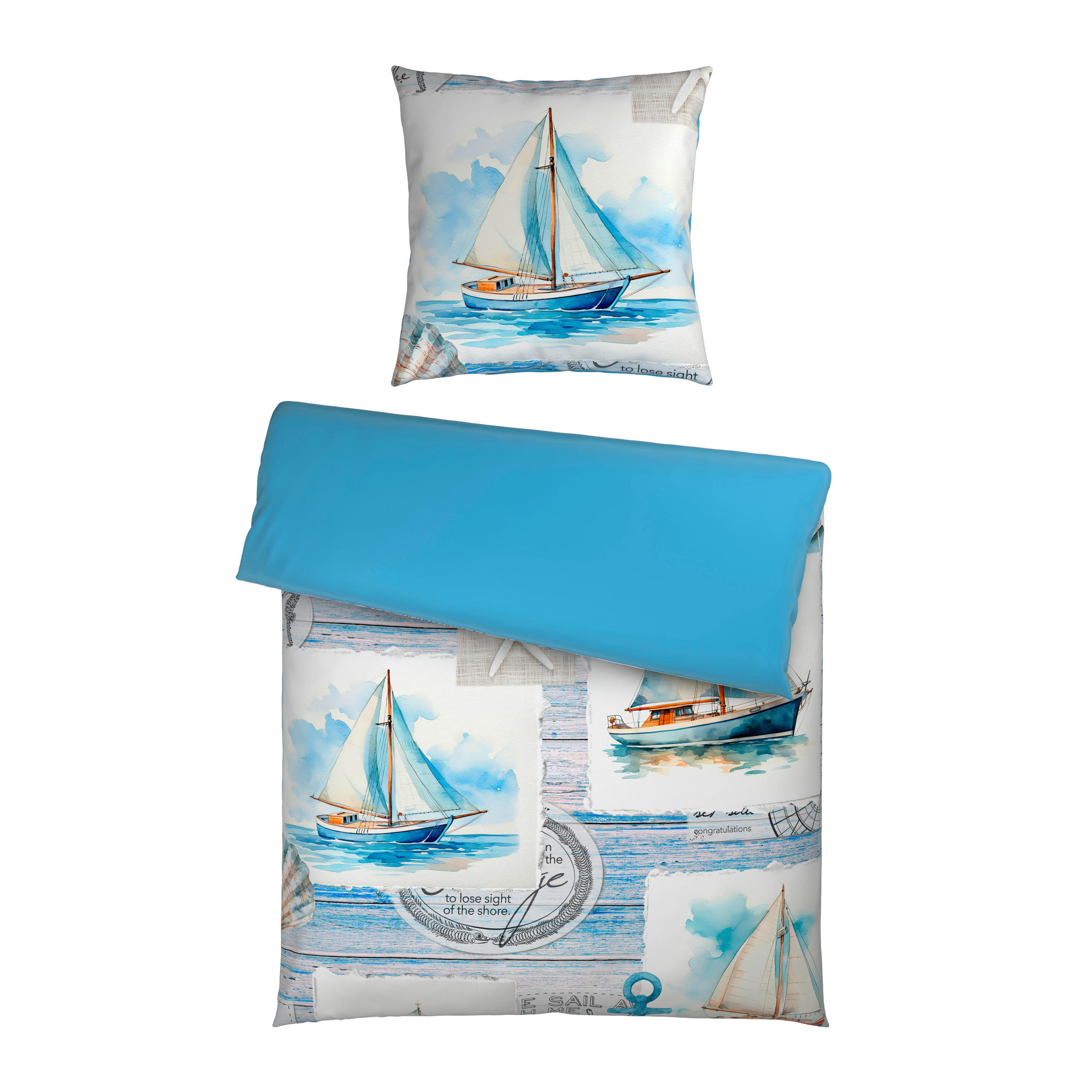 WENDEBETTWÄSCHE Satin 155/220 cm  - Multicolor, Textil (155/220cm) - Esposa