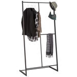 GARDEROBENSTÄNDER in Schwarz 80/160/40 cm   - Schwarz, Trend, Metall (80/160/40cm) - Carryhome