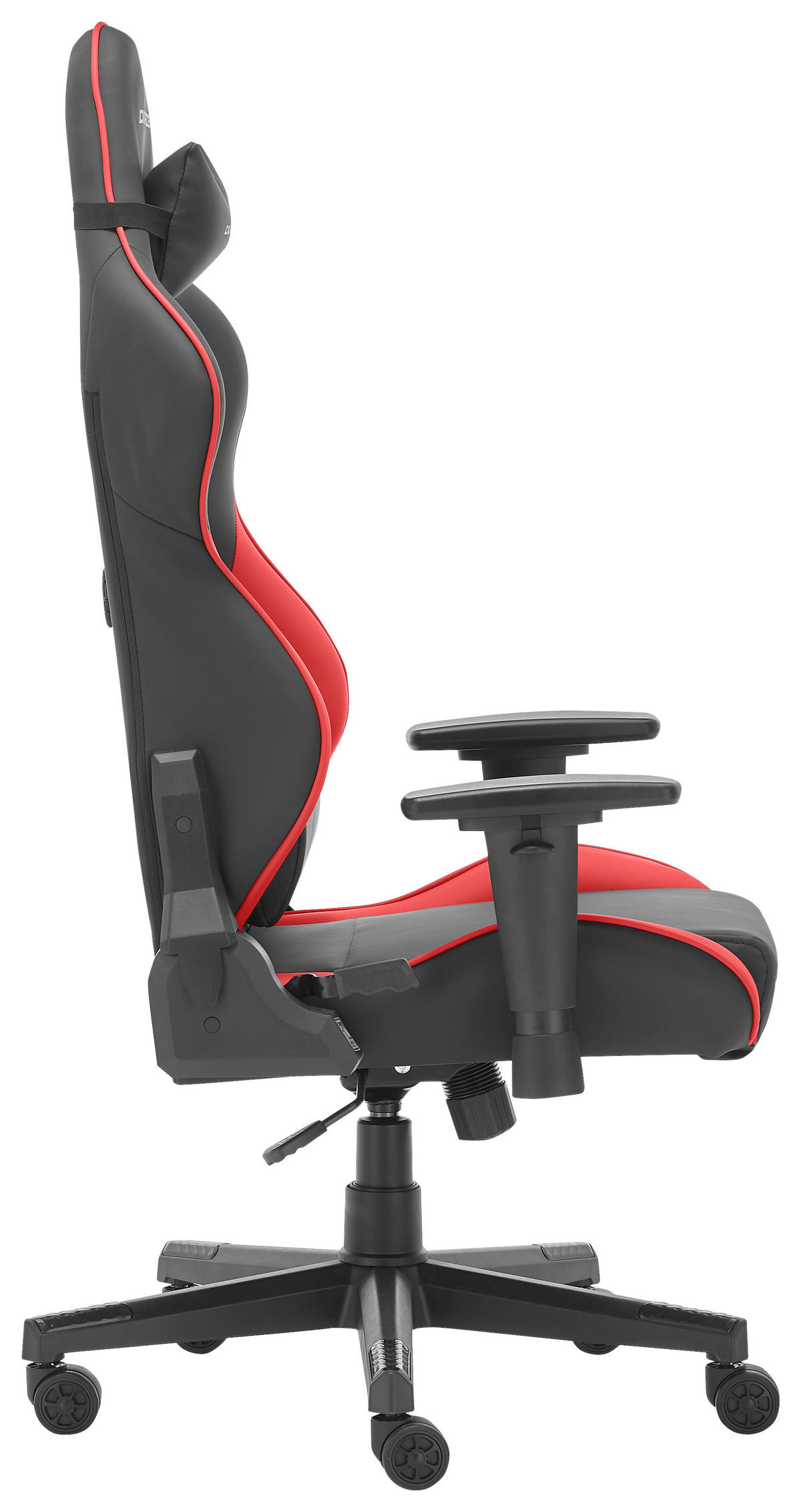 GAMINGSTUHL Rot, Schwarz Kunststoff, Textil   - Rot/Schwarz, Design, Kunststoff/Textil (70/126/70cm) - Dxracer