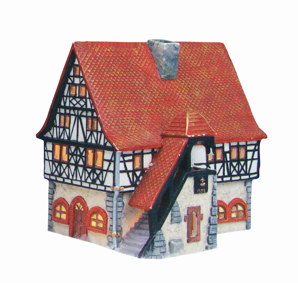 XXXLutz Dekohaus Mehrfarbig 12x16x12 cm
