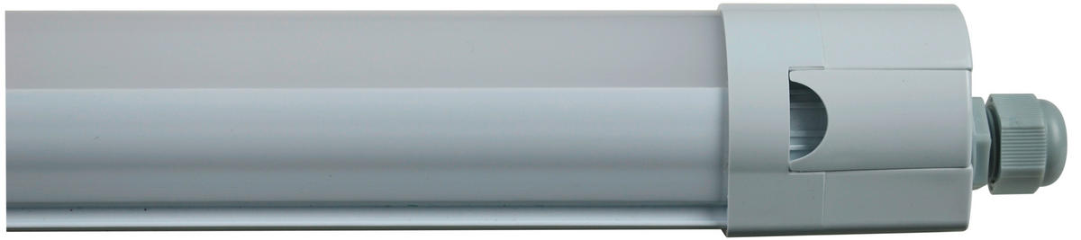 LED-DECKENLEUCHTE pro 113/6/6 cm   - Hellgrau, Basics, Kunststoff (113/6/6cm)