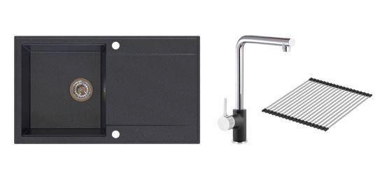 SET SUDOPERA I SLAVINE  86/50 cm          - crna, Basics, kamen (86/50cm)