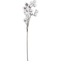 DEKOZWEIG - Weiss/Braun, Lifestyle, Kunststoff (85cm)