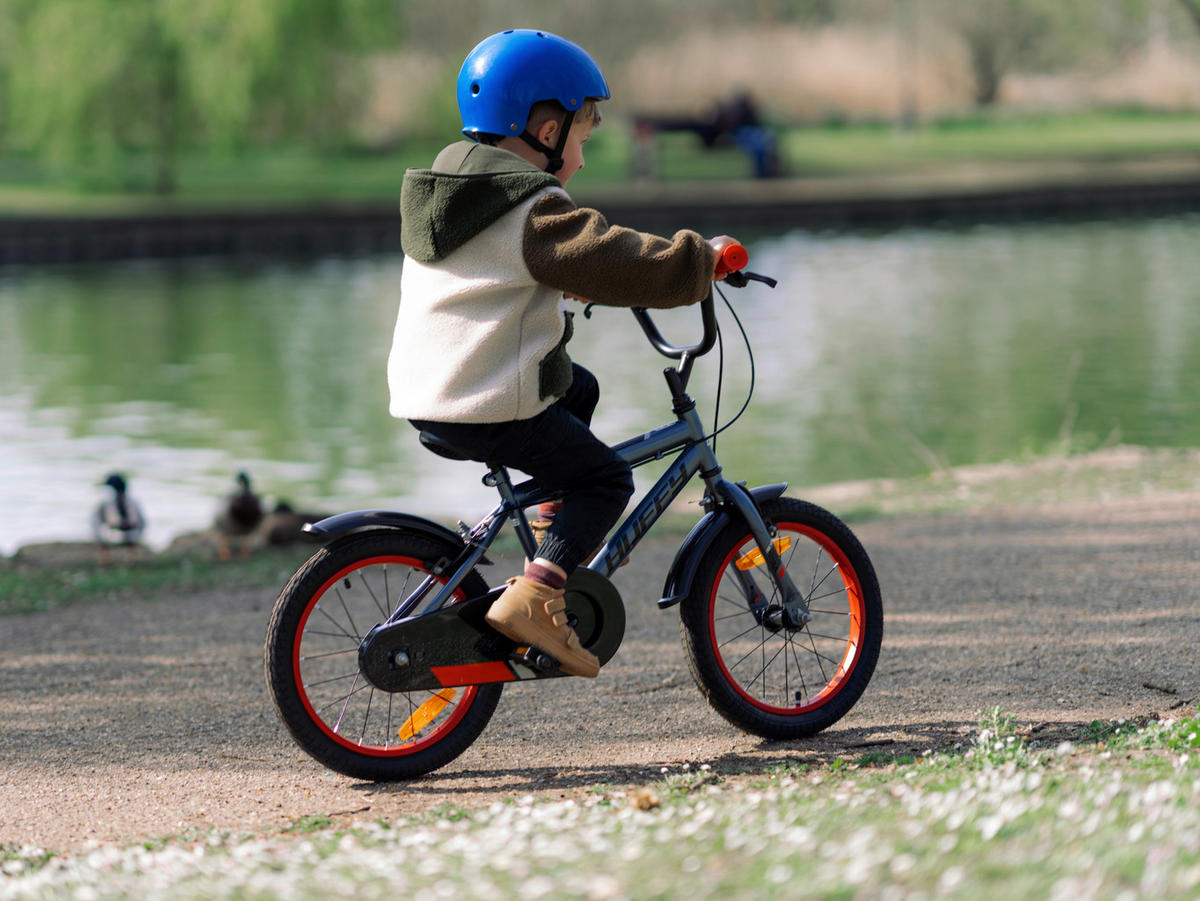 KINDERFAHRRAD 16 Zoll  - Grau, Basics, Metall (56/83.5/108.5cm)