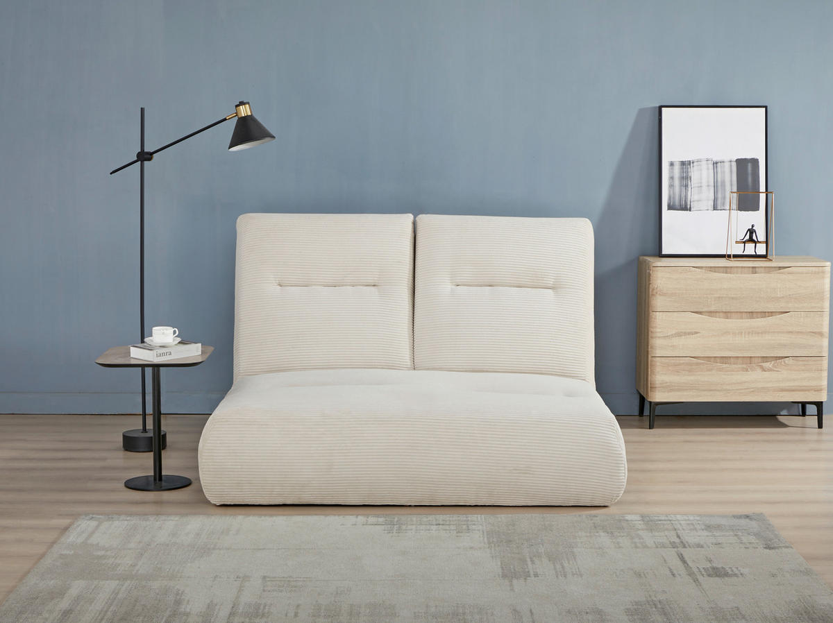SCHLAFSOFA in Textil Beige  - Beige, Design, Textil (159/88/160cm) - Livetastic