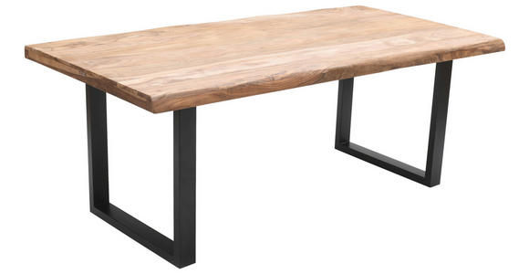 TISCHPLATTE in Holz 200/100/5,5 cm - Sheeshamfarben, Design, Holz (200/100/5,5cm) - Landscape