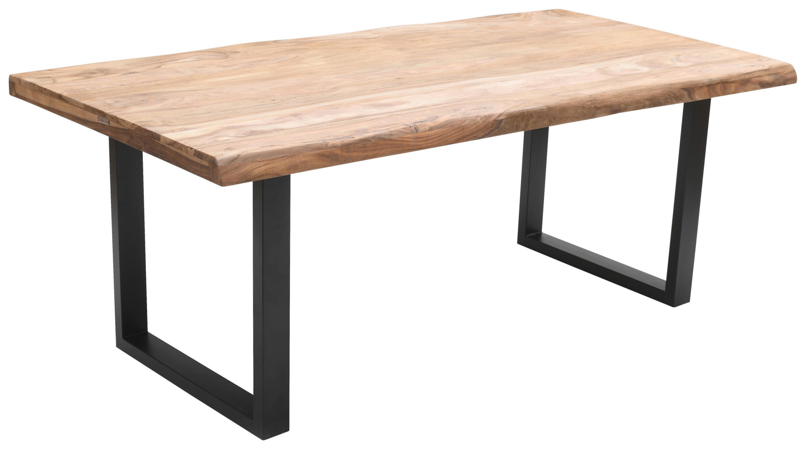 TISCHPLATTE Sheesham Sheeshamfarben  - Sheeshamfarben, Design, Holz (200/100/5,5cm) - Landscape