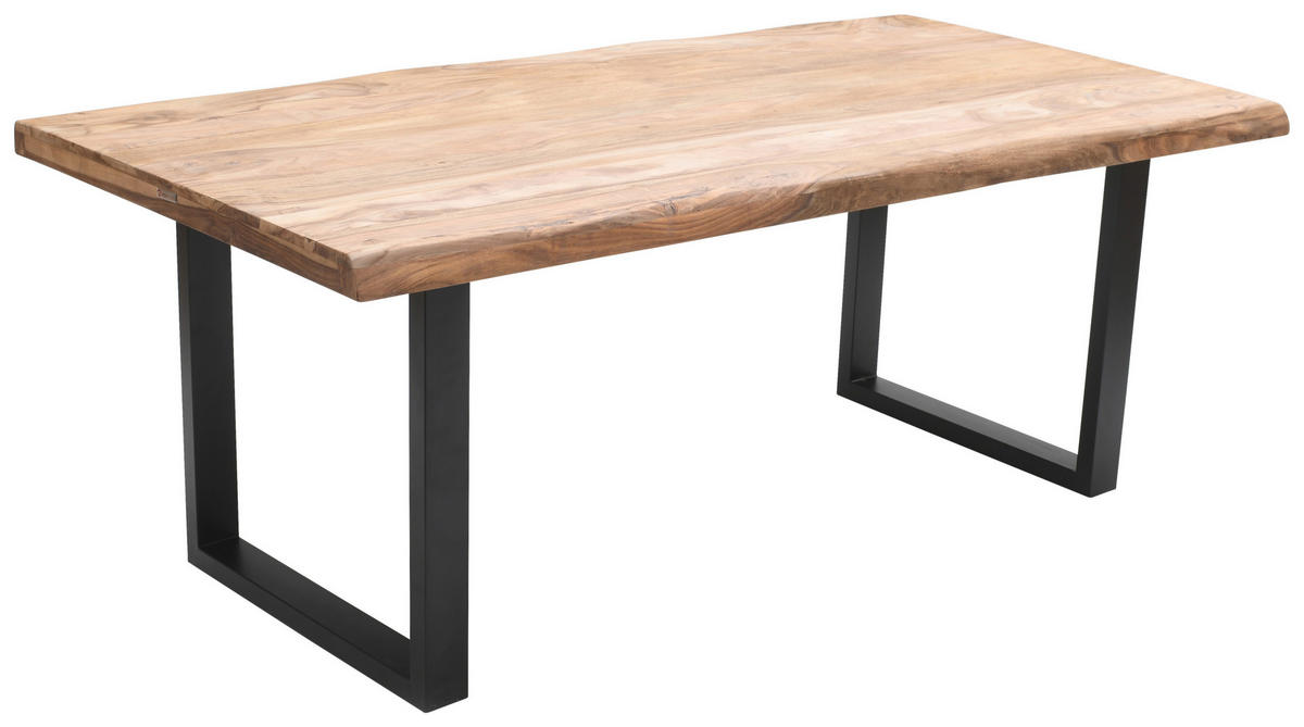 TISCHPLATTE Sheesham Sheeshamfarben  - Sheeshamfarben, Design, Holz (200/100/5,5cm) - Landscape