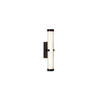 LED-WANDLEUCHTE Clamp 6/32,5 cm   - Schwarz, Design, Glas/Metall (6/32,5cm) - Searchlight