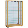 VITRINE in Buchefarben  - Buchefarben/Schwarz, Modern, Glas/Holzwerkstoff (59/91,3/18cm) - MID.YOU